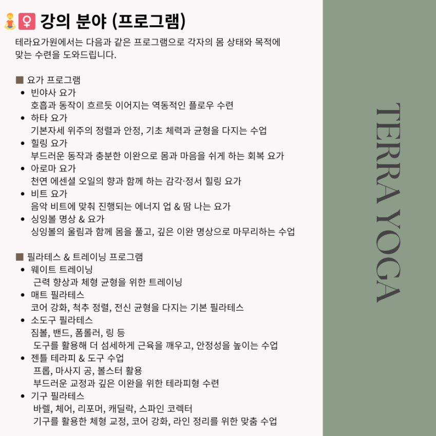 강의 분야